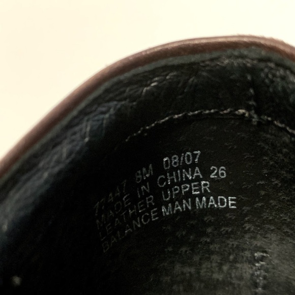 Clarks Brown Leather Buckle Detail Ankle Boots - Picture 7 of 8